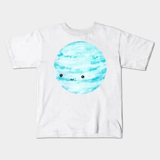 Neptune cute planet Kids T-Shirt